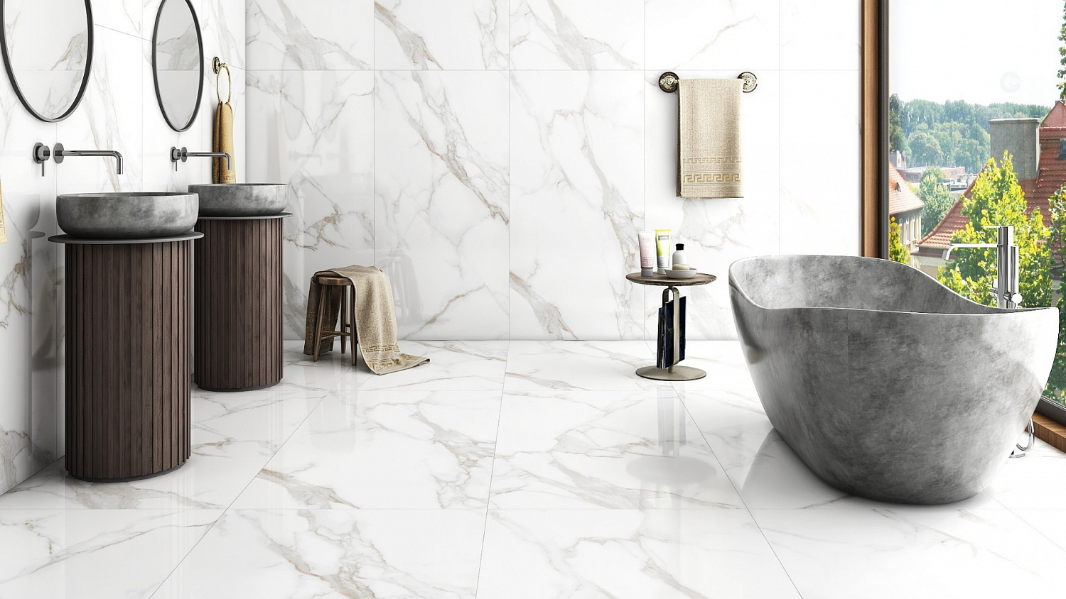 Керамогранит Neodom Classic Marble Statuario Irish Gold Polished 80x160
