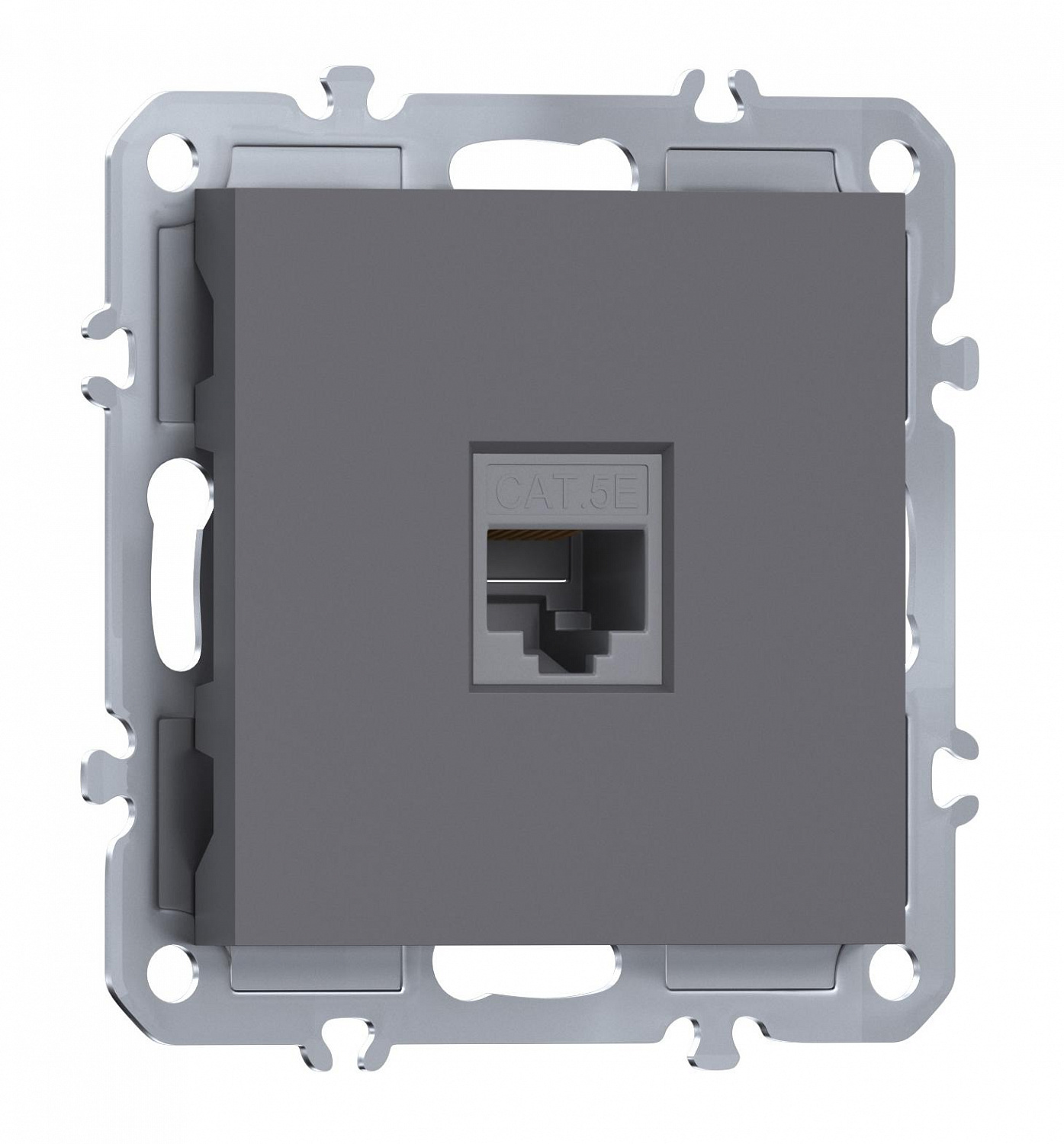 Компьютерная розетка одиночная RJ45 (cat.5/ClassE-8), Donel A07
