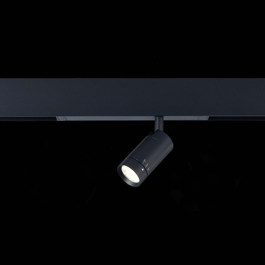 ST658.496.07 Св-к трек. SMART Zoom Черный LED 1*7W 2700K-6000K 400Lm Ra>90 15-38 IP20 D40xH90 220V - фото, цена