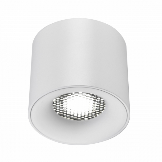 ST761.533.10 Светильник потолочный белый LED 1*10W 3000K 530Lm Ra 36° IP20 D80xH70 170-240VV - фото, цена
