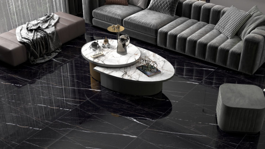 Керамогранит Neodom Luxury Nero Rock Polished 60x120