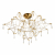 SL6601.202.78 Светильник потолочный ST-Luce Золотистый/Прозрачный LED 78*0,35W 3000K - фото, цена