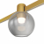 ST819.246.03 Магнитный трековый светильник FARM Золотистый LED 1*3W 4000K 89Lm Ra90 120 IP20 D85xH1 - фото, цена
