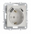 Розетка 220В с заземлением, со шторками, 16А + зарядка USB A+C 20W, на винтах, Donel A07