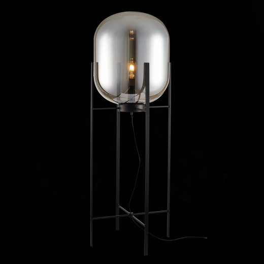 SL1050.725.01 Торшер ST-Luce Черный/Дымчатый E27 1*40W (из 2-х коробок) - фото, цена