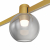 ST819.206.03 Магнитный трековый светильник FARM Золотистый LED 1*3W 3000K 89Lm Ra90 120 IP20 D85xH11 - фото, цена