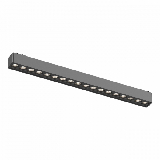 ST673.436.18 Магнитный трековый светильник Черный LED 1*18W 3000K 1 560Lm Ra>90 36° IP20 L338xW26xH2 - фото, цена