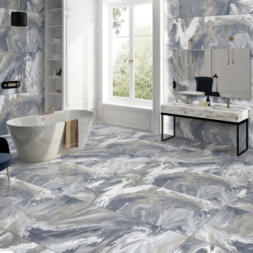Керамогранит Neodom Luxury Arabesque Grigio Polished 60x120
