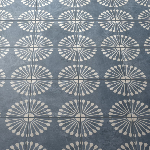 Керамогранит Motto Palmas Blue Decor 1 20x20