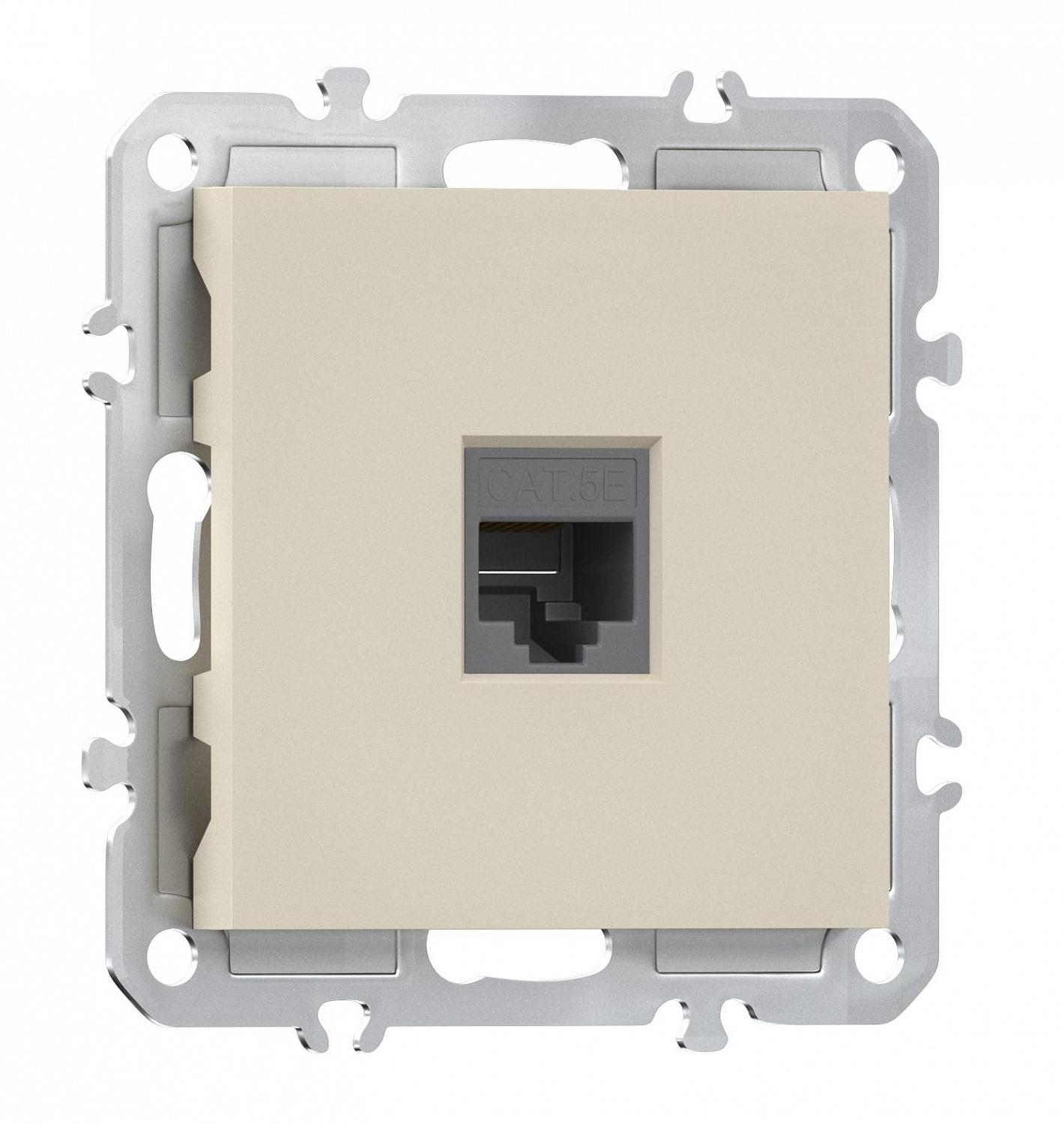 Компьютерная розетка одиночная RJ45 (cat.5/ClassE-8), Donel A07