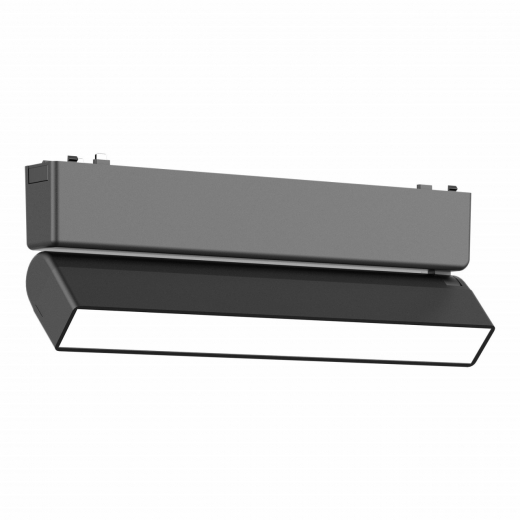 ST676.436.10 Магнитный трековый светильник Черный LED 1*10W 3000K 530Lm Ra>90 IP20 L230xW26xH80 48V - фото, цена