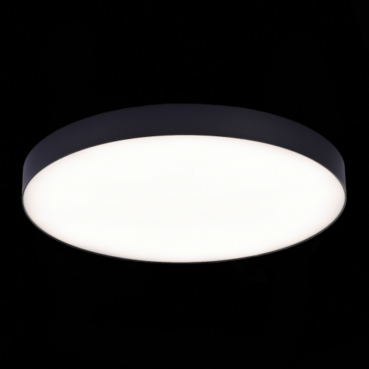 ST606.442.96 Светильник потолочный Черный LED 1*96W 4000K 8 640Lm Ra>85 120° IP20 D600xH55 185-265V - фото, цена