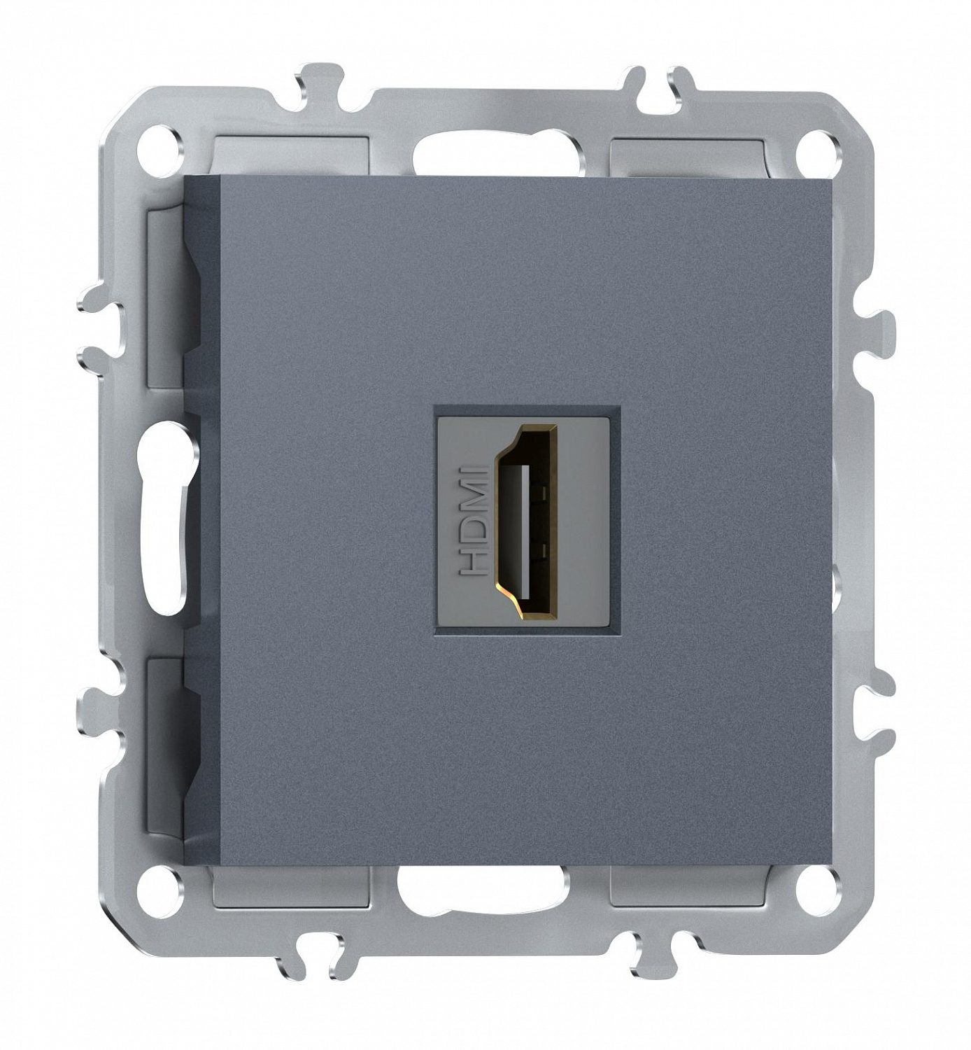 Розетка с разъёмом HDMI 2.0a, черный, Donel A07
