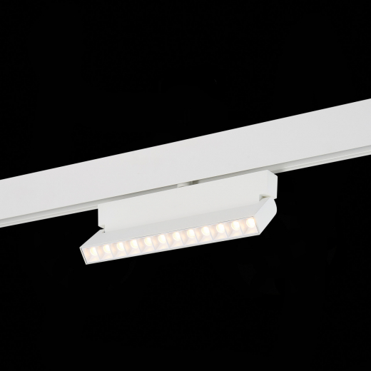 ST362.536.12 Магнитный трековый светильник белый LED 1*12W 3000K 1 009Lm Ra>80 36° IP20 L219xW22xH13 - фото, цена