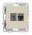 Розетка комбинированная RJ45/TV cat.5,ClassE-8/0-2400 МГц, Donel A07