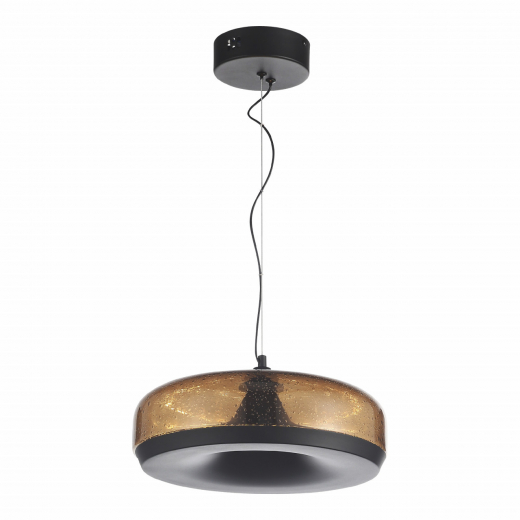 SL6014.603.01 Светильник подвесной ST-Luce Черный/Коричневый, с пузырьками LED 1*42W 3000K - фото, цена