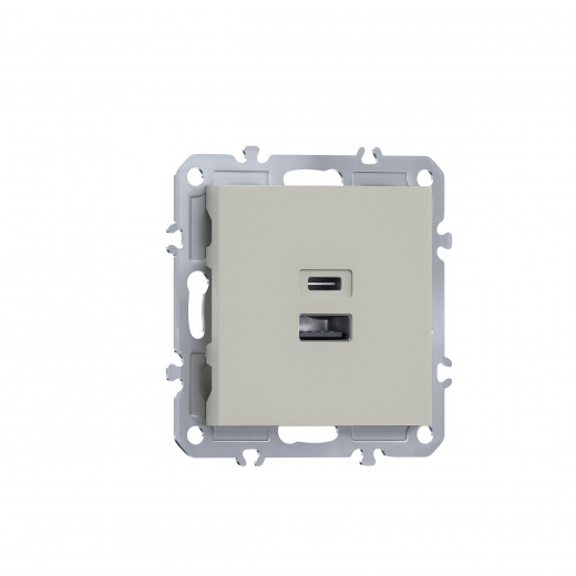 USB зарядное устройство, 12Вт тип A, С, Donel A07