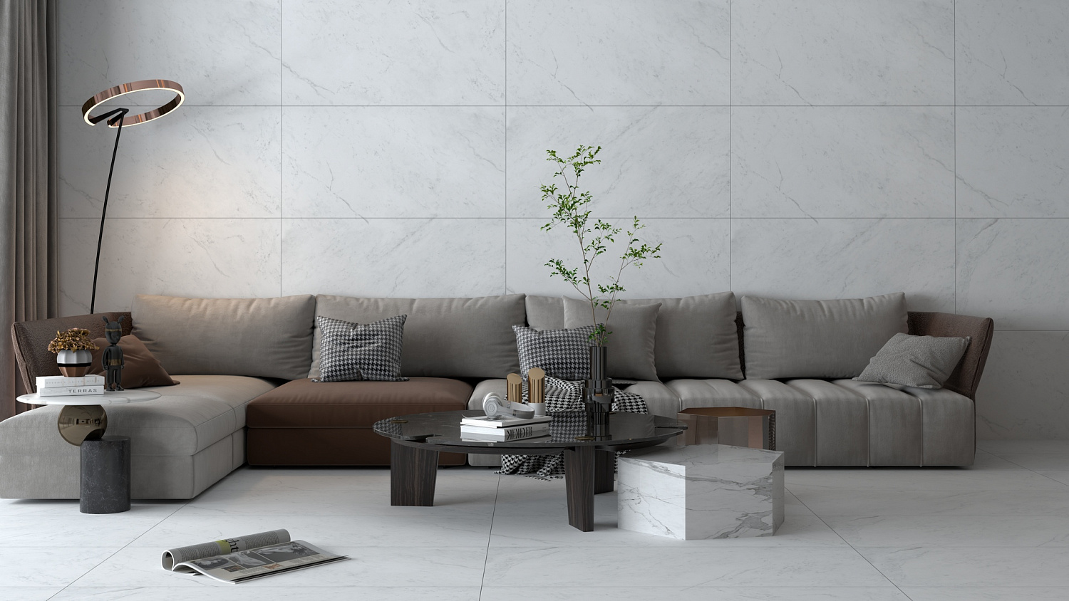 Керамогранит Neodom Classic Marble Carrara Antique Satin 60x120
