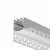 Алюминиевый профиль встраиваемый скрытого монтажа 59x59 (Серебро, 2 м), ALM-5959-S-2M 636014 - фото, цена
