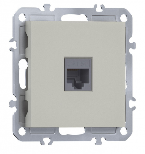 Компьютерная розетка одиночная RJ45 (cat.5/ClassE-8), Donel A07