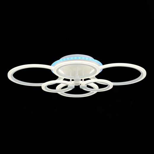 SLE500552-06RGB Светильник потолочный Белый/Белый LED 1*132W RGB 8W 3000-6000K - фото, цена