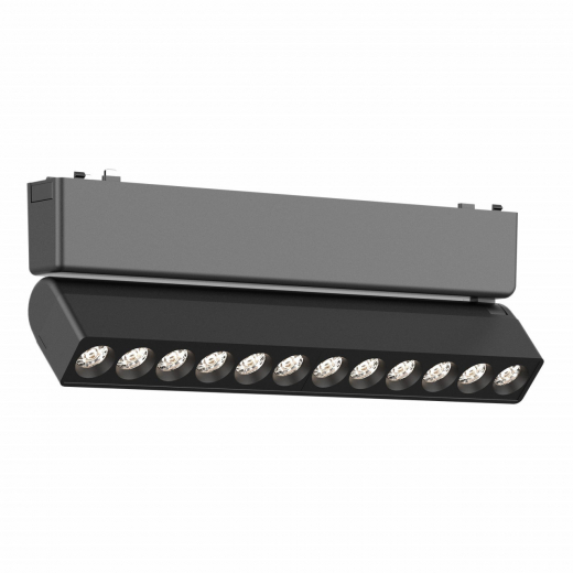 ST675.446.12 Магнитный трековый светильник Черный LED 1*12W 4000K 710Lm Ra>90 IP20 L230xW26xH81 48V - фото, цена