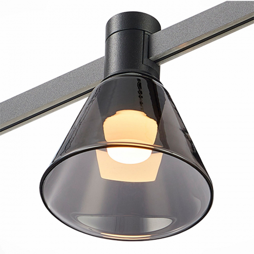 ST814.446.03 Магнитный трековый светильник FARM Черный LED 1*3W 4000K 78Lm Ra90 120 IP20 D90xH102 2 - фото, цена