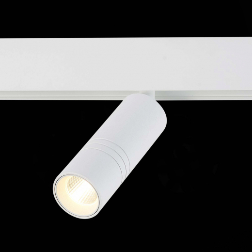 ST365.536.12 Магнитный трековый светильник белый LED 1*12W 3000K 1 020Lm Ra>90 36° IP20 L-xW44xH130 - фото, цена