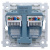 Механизм компьютерной розетки RJ45 2-я Cat.6/ClassE-8/8, серия DA