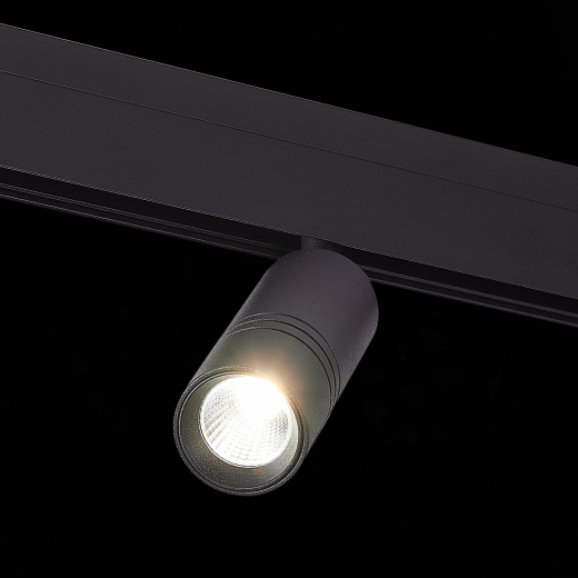 ST365.436.12 Магнитный трековый светильник Черный LED 1*12W 3000K 1 020Lm Ra>90 36° IP20 L-xW44xH130 - фото, цена