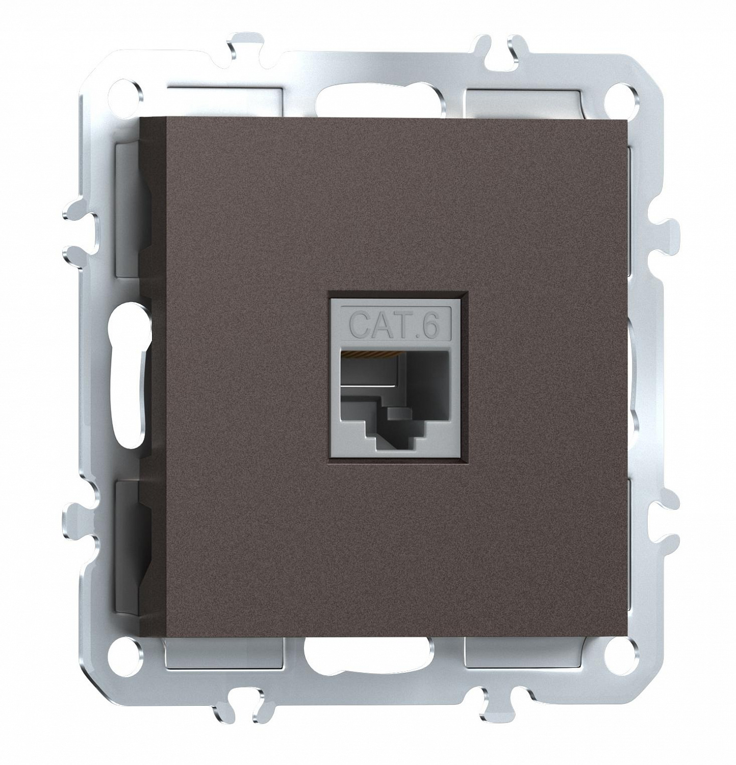 Компьютерная розетка одиночная RJ45 (cat.6/ClassE-8), Donel A07
