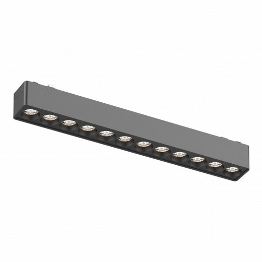 ST673.446.12 Магнитный трековый светильник Черный LED 1*12W 4000K 710Lm Ra>90 36° IP20 L230xW26xH24 - фото, цена