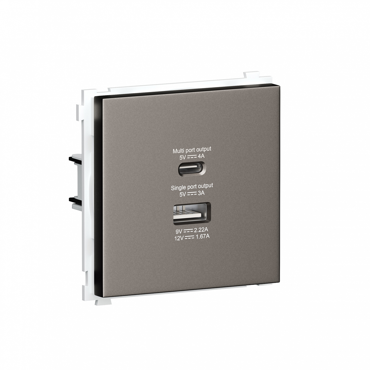 USB зарядное устройство DC 5-12V 1.67-3A MAX 20W тип A+С быстрая зарядка, Donel R98