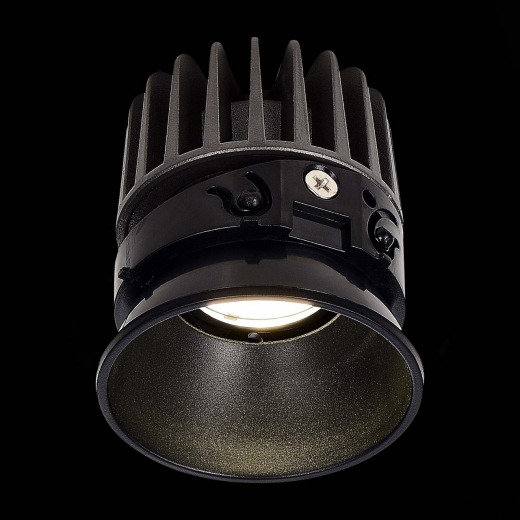 ST851.448.12 Светодиодный модуль Черный LED 1*12W 4000K 960Lm Ra90 36° IP20 D69xH85 220-240V(глянец) - фото, цена