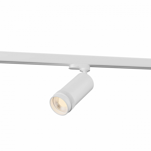 ST691.536.20 Св-к трек. Zoom Белый LED 1*20W 3000K 1 800Lm Ra 10-55° IP20 D65xH145 220V - фото, цена