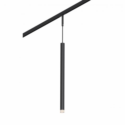 ST672.433.03 Магнитный трековый светильник Черный LED 1*3W 3000K 100Lm Ra>90 36° IP20 D18xH310 24V - фото, цена