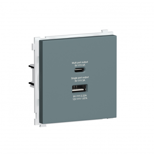 USB зарядное устройство DC 5-12V 1.67-3A MAX 20W тип A+С быстрая зарядка, Donel R98
