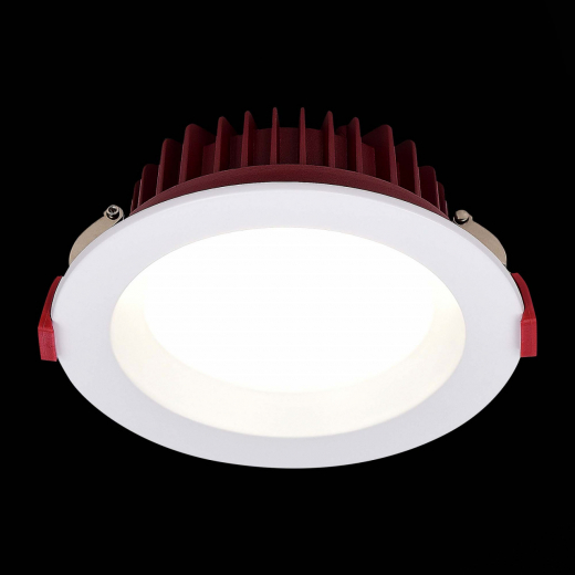 ST752.538.18 Св-к встр. Белый LED 1*18W 3000K 1 440Lm Ra80 100° IP44 D140xH52 100-240VV - фото, цена