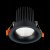 ST703.448.10 Св-к встр. Черный LED 1*10W 4000K 900Lm Ra>90 38° IP20 D85xH75 170-240V - фото, цена