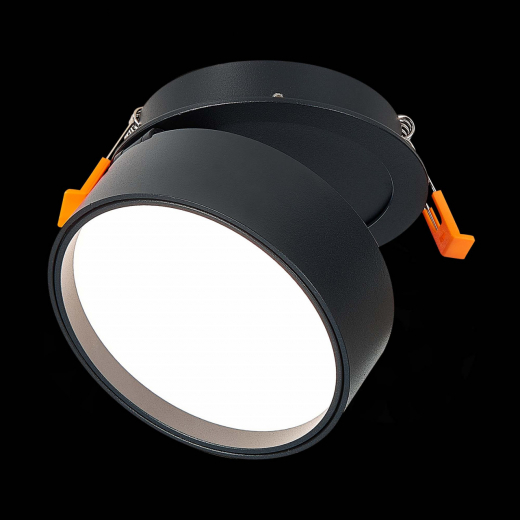 ST651.448.14 Встраиваемый поворотный светильник Черный LED 1*14W 4000K 1 100Lm Ra>90 120° IP20 D105x - фото, цена