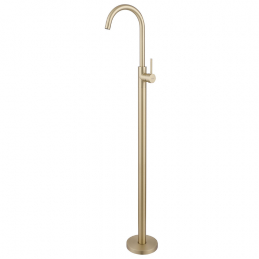 Смеситель ABBER Wasser Kreis AF8141G напольный для раковины, золото матовое