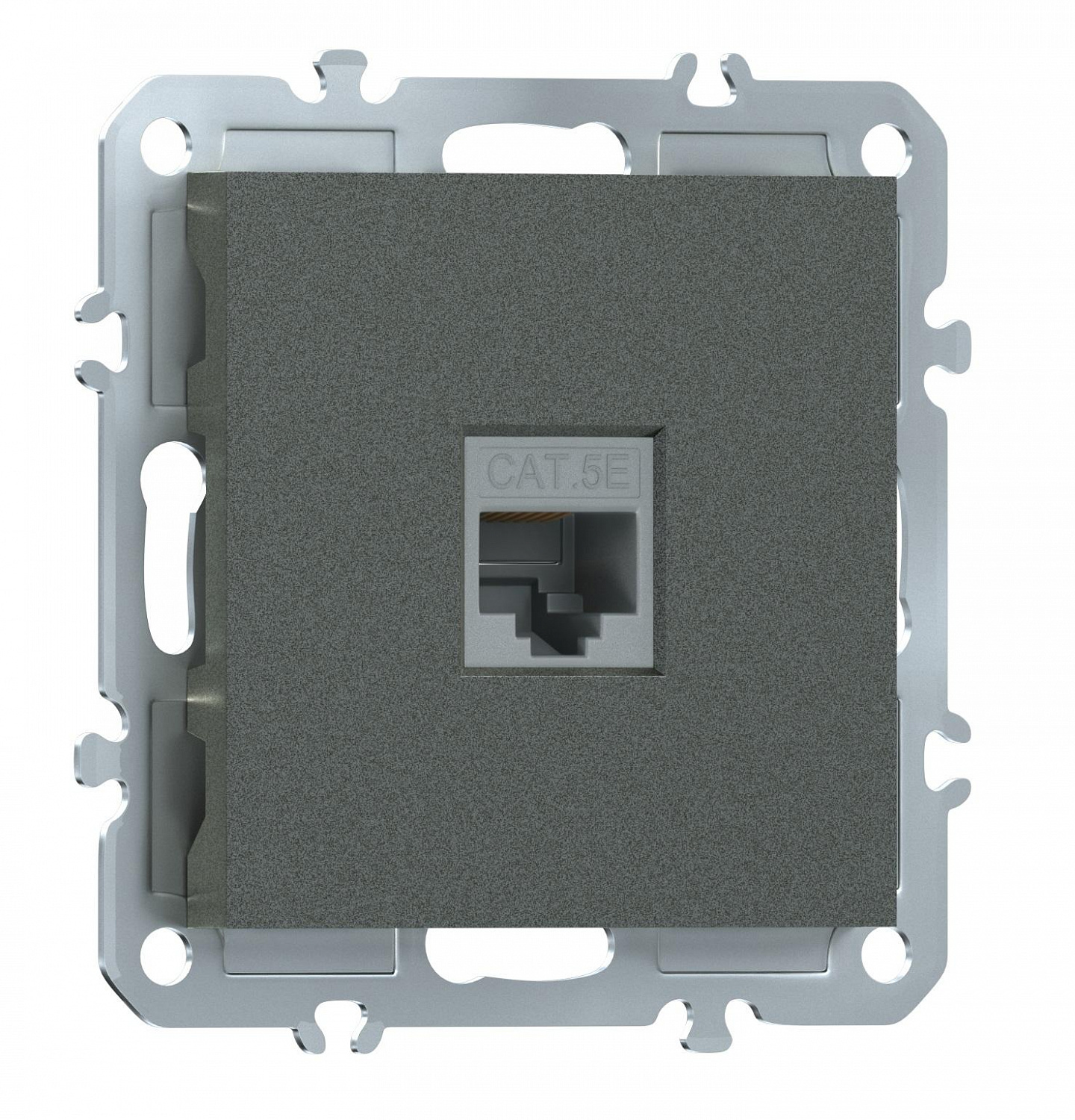 Компьютерная розетка одиночная RJ45 (cat.5/ClassE-8), Donel A07