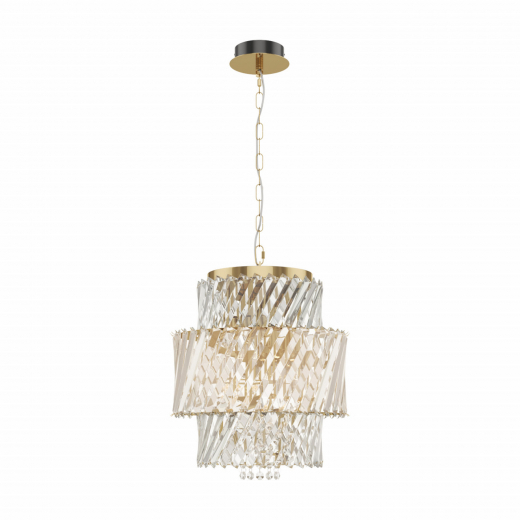SL6138.303.04 Светильник подвесной ST-Luce латунь/прозрачный E14 4*40W - фото, цена