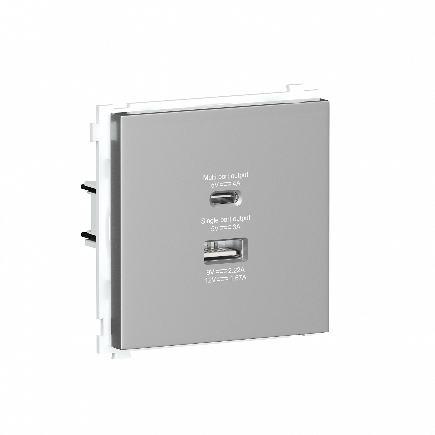 USB зарядное устройство DC 5-12V 1.67-3A MAX 20W тип A+С быстрая зарядка, Donel R98