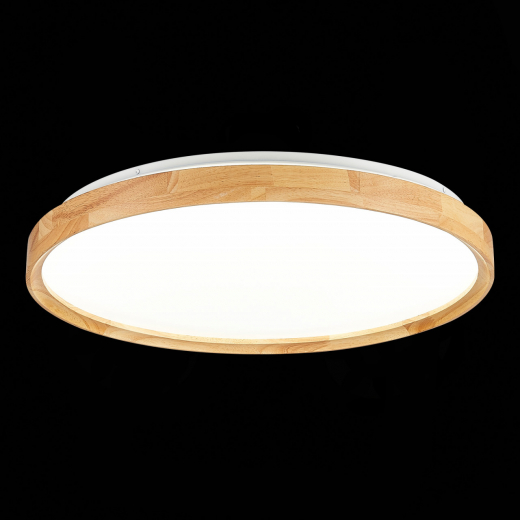 SLE201382-01 Светильник потолочный Светлое дерево/Белый LED 1*40W 3000K/4000K/6000K - фото, цена