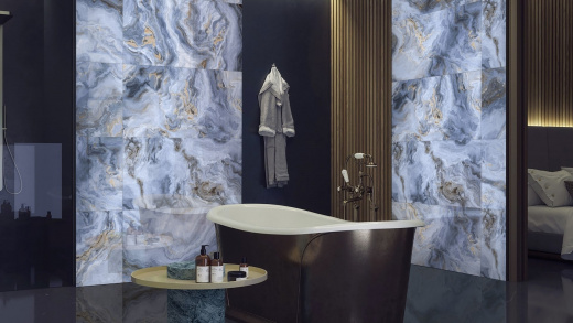 Керамогранит Neodom Luxury Arabesque Blue Polished 60x120