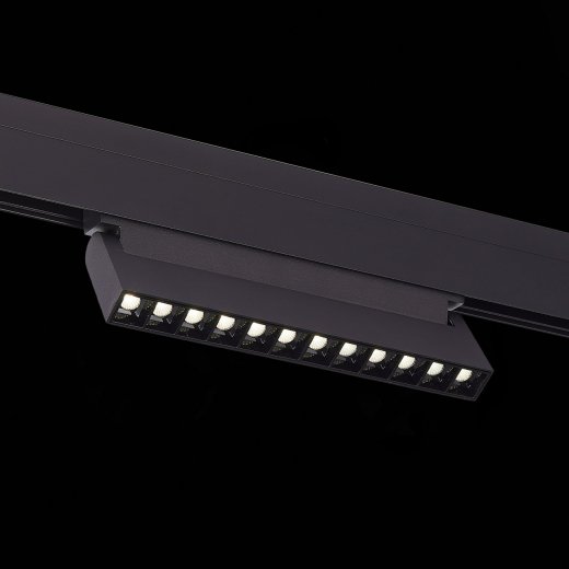 ST364.446.12 Магнитный трековый светильник Черный LED 1*12W 4000K 1 009Lm Ra>90 36° IP20 L219xW22xH1 - фото, цена