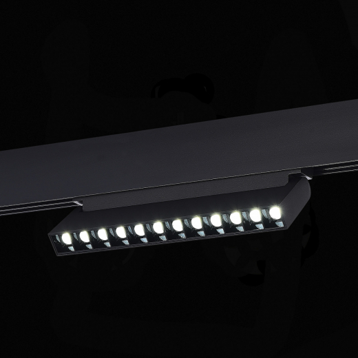 ST372.406.12 Магнитный трековый светильник SMART Черный LED 1*12W 2700K-6500K 1 080Lm Ra90 36° IP20 - фото, цена