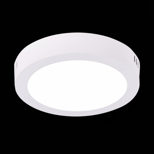 ST112.532.12 Светильник настенно-потолочный Белый LED 1*12W 3000K 715Lm Ra80 120° IP20 D160xH28 90-2 - фото, цена