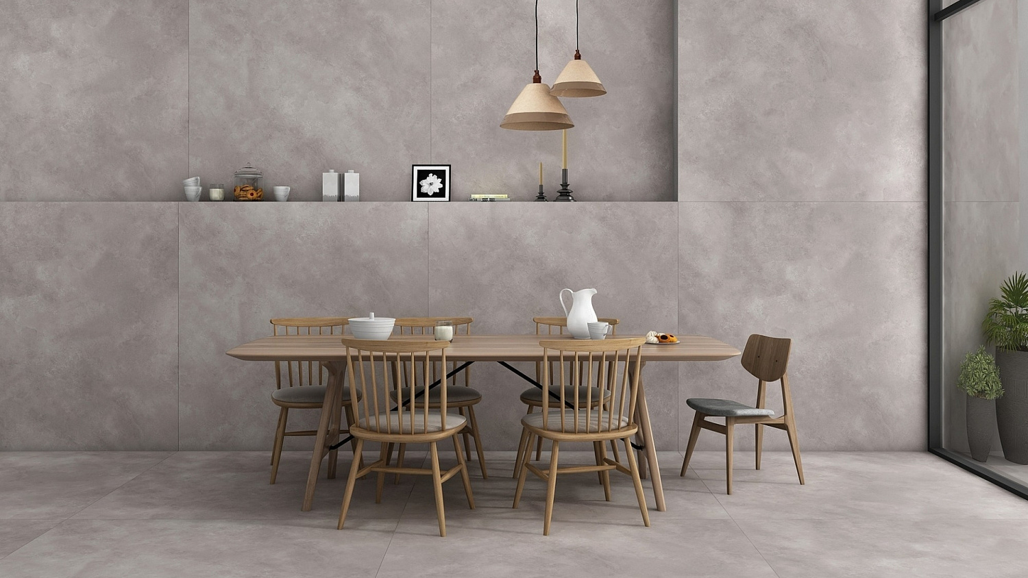 Керамогранит Neodom Loft Newport Dark Matt 120x120